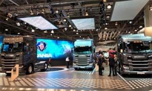 Техника Scania на выставке “Комтранс-2011”