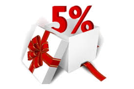 5% на повторный заказ